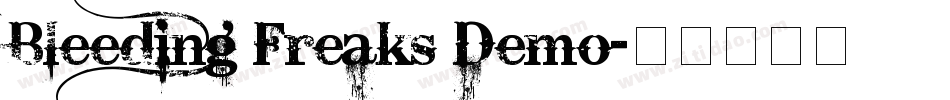 Bleeding Freaks Demo字体转换